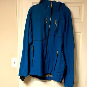 COPY - Stoic LG Green ski shell- Stoic is the in house brand of Backcountry.com